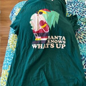 Green Santa Graphic T-Shirt